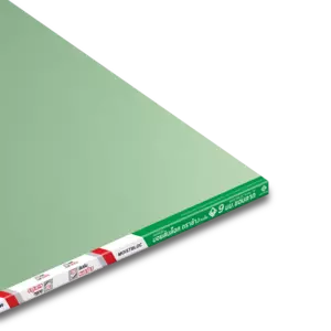 แผ่นยิปซั่มทนชื้น SCG ตราช้างพลัส (มอยส์บล็อค) หนา 9 มม. ขอบเรียบ 60x120 ซม. 8852429417813