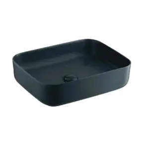 อ่างล้างหน้าวางบนเคาน์เตอร์ COTTO C00126(GB) รุ่นเคลียร์ สีน้ำเงินเข้มแมท-1