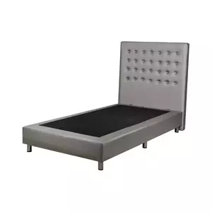ฐาน+หัวเตียง DIAMOND 3.5FT.L-GRAY HLS (1164262)-1