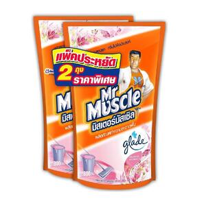 น้ำยาถูพื้น800ml MR.MUSCLE ฟลอรัล1x2 (1073018)-1