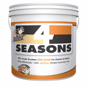 สีทาภายนอก TOA 4SEASONS ADVANCE BASE D ชนิดกึ่งเงา 2.5แกลลอน (234982)