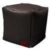 Square Bean Bag Stool ZIDDI Size M Brown