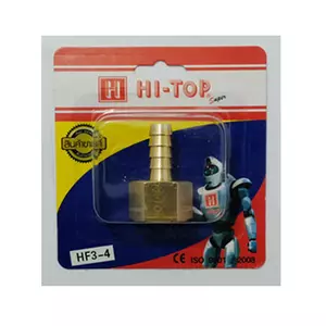 ข้อต่อหางปลาเกลียวใน HI-TOP HF 3-2 หุน (3/8-1/4 นิ้ว ) สีทอง (1157338)-1