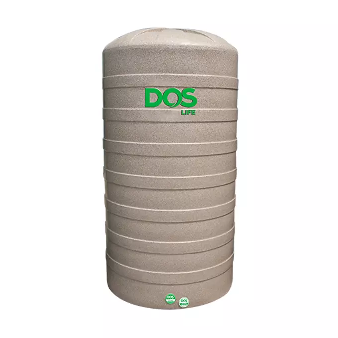 ถังเก็บน้ำ DOS รุ่น Granito 700 ลิตร Sandy Brown (น้ำตาลเนื้อทราย) DWT COM-01/SB-700L-1