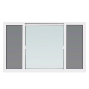 หน้าต่าง UPVC S-S มุ้ง สีขาว TAKECHI 180x110CM (1183907)-1