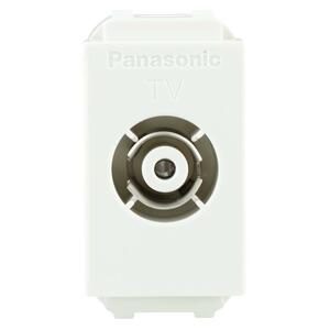 เต้ารับโทรทัศน์ 75 โอห์ม PANASONIC WEG2501 สีขาว (53914)