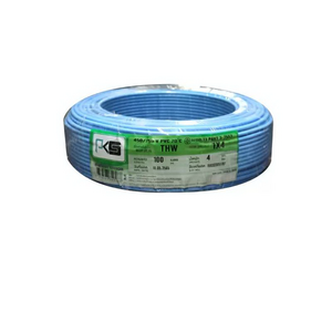 สายไฟ IEC01 THW 1X4X100 ม. สีฟ้า-1