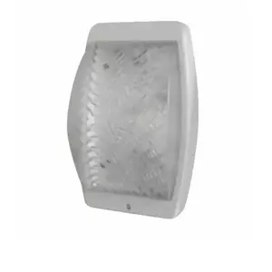 โคมไฟติดผนังภายนอก พลาสติก 1 หลอด รุ่น 0071 สีขาว FINEXT-1