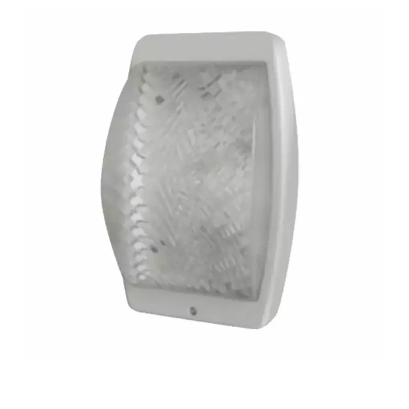 โคมไฟติดผนังภายนอก พลาสติก 1 หลอด รุ่น 0071 สีขาว FINEXT-1