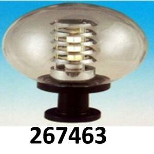 ไฟหัวเสา CARINI HL801-250SK สีดำ (267463)
