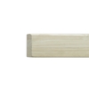 Ruber Wood Railing with Cornice 2x9x300 cm. (Natural)