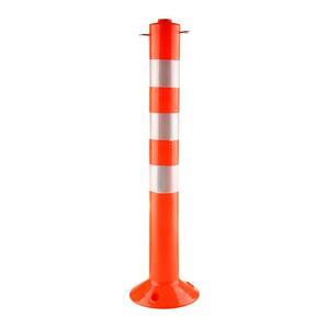 (1 แถม 1) เสาจราจรมีตะขอและแถบสะท้อนแสง สีเงิน RIGHT 75 ซม. (1071949)