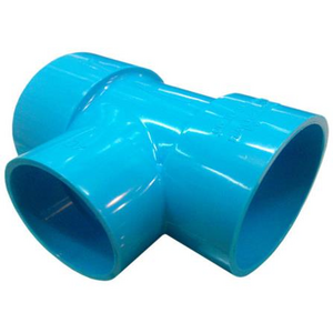 สามทางบางลด 90 องศา PVC 2x1 1/4 นิ้ว สีฟ้า ท่อน้ำไทย (5646)