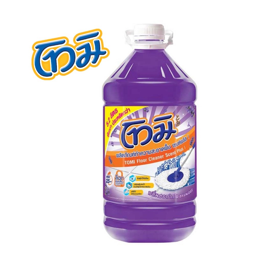 โทมิ ผลิตภัณฑ์ทำความสะอาดพื้น 5000 มล. (สีม่วง)-1