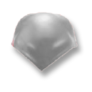 Diamond Roman Tile White 4-Way 3-Gable Roof-
