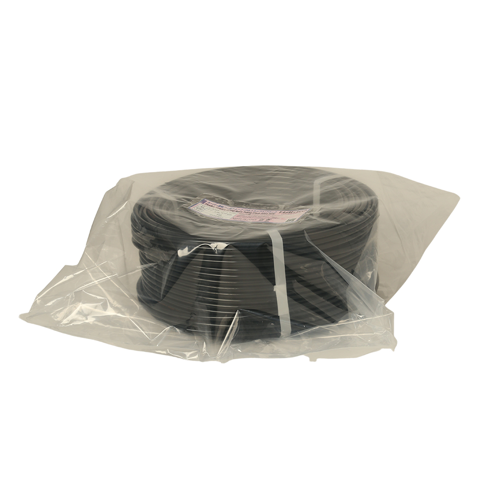 HAKKO E-SJUS-BK ท่อเรซินฟลูออรีนยืดหยุ่น (ETFE) สีดำ (ชนิดนุ่มพิเศษ) Flexible Fluorine (ETFE) Resin Tubing Black (Ultra Soft Type) E-SJUS-6×8-BK 100m: 6x8 มม. 100m-1
