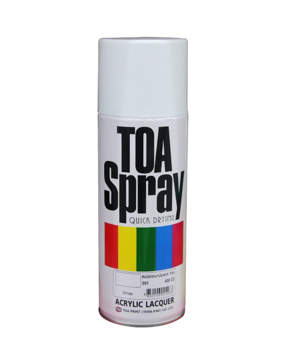 สีสเปรย์ TOA #001 WHITE (90374)-1