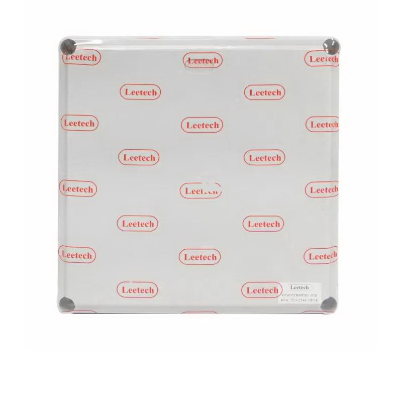 กล่องพลาสติกกันน้ำ 8 x 8 นิ้ว สีเทา-1
