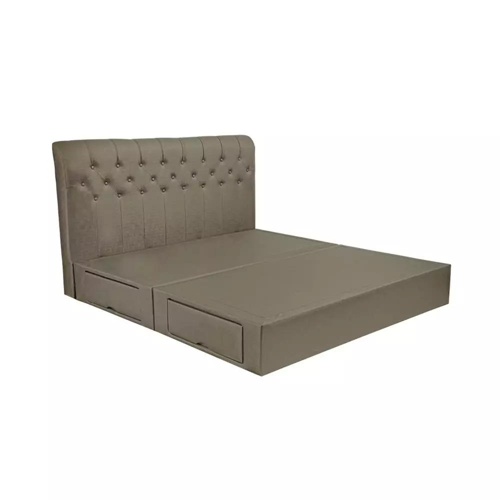 BED FRAMES ROME-R 6FT TAUPE HLS (1199039)-1