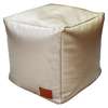 Square Bean Bag Stool ZIDDI Size M Gold