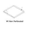 Galvanized Steel Ceiling Vector Metalworks White 600x600 mm M1 Non Perforated
