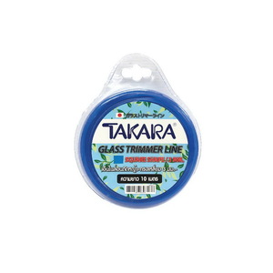 เอ็นตัดหญ้า TAKARA เหลี่ยม 3mmx10m สีฟ้า (1185398)-1