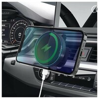 Magnetic wireless car charger round(V05-- New)