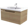 American Standard NEO MODERN 80V wall-mounted under-sink cabinet, CAPPUCCINO color, CLBF80V-CAAF.