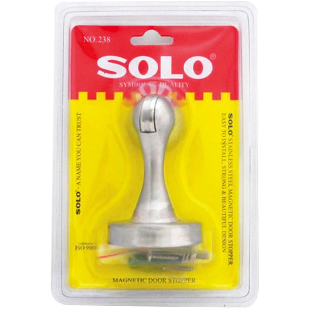กันชนแม่เหล็กแท่ง SOLO 238 สีสเตนเลส (284540)-1