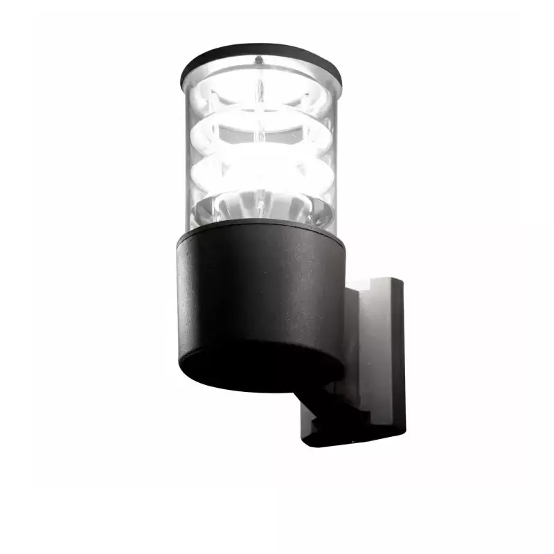 โคมไฟติดผนังภายนอก มิเนียม 1 หลอด รุ่น A119 สีดำ FINEXT-1