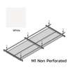 Hook On Galvanized Steel Ceiling R-H200 Metalworks White 1200x600 mm M1 Non Perforated