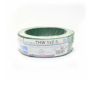 สายไฟ THW (IEC01) 1x2.5 ตร.มม. สีเขียว 30 เมตร NNN-1
