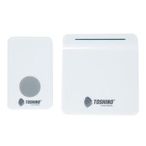 กระดิ่งไร้สายแบบเสียบปลั๊ก TOSHINO E-288 สีขาว (1047789)