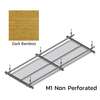 Hook On Galvanized Steel Ceiling R-H200 Metalworks Dark Bamboo 1350x450 mm M1 Non Perforated