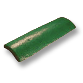 ครอบข้างชนผนัง กระเบื้อง CT ตราเพชร Gran Onda เขียวผ่องใส 212WG003609-