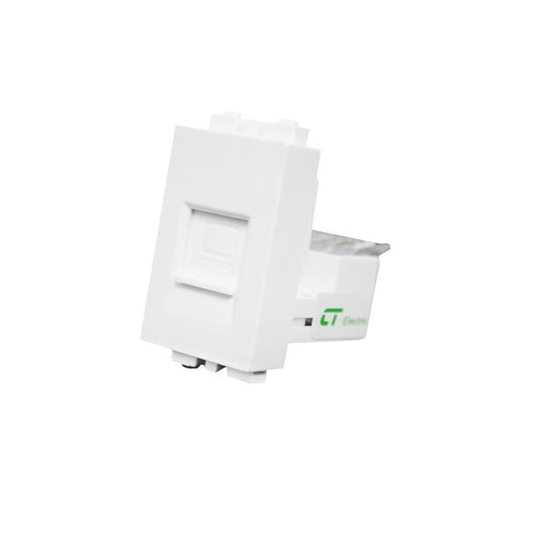 เต้ารับคอมพิวเตอร์ รุ่น LAN-1 สีขาว-1