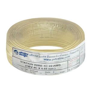สายโทรศัพท์ PHELPS DODGE TIEV 4Cx0.65 ตร.มม. 100 ม. (1117558)-1