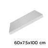 ขอบเรียบ ขนาด 60x7.5x100 ซม.