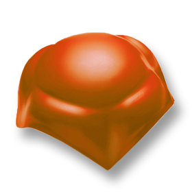 Shiny Pearl Orange Round 4 Way Apex SCG Roman Tile Hybrid-