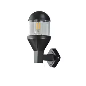 โคมไฟติดผนังภายนอก ABS 1 หลอด รุ่น P015 สีดำ DECOS-1