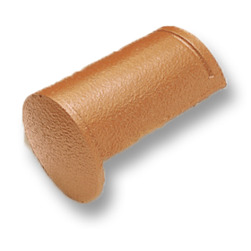 SCG Concrete Elabana Gold Flashed Round Ridge End 8852422010455-