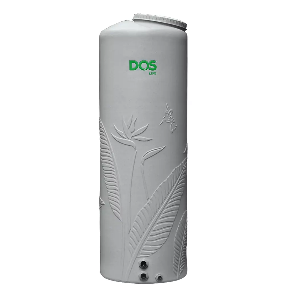 ถังเก็บน้ำ DOS รุ่น Paradise Duraflex Silver Combac 700 ลิตร สี Granite Grey (เทาแกรนิต) HY-64/GG-700L-1
