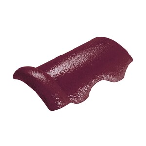ครอบโค้งชนผนัง กระเบื้อง CT ตราเพชร Gran Onda แดงดวงฤทัย 212WD003101-1
