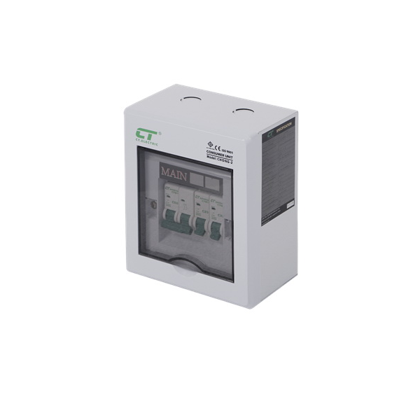 ตู้คอนซูเมอร์ยูนิต 2 ช่อง รุ่น CHONG-2 50A สีขาว-1
