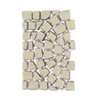 Carpet Stone Semicircle Smooth texture 52.5x80x2 cm Ivory (Cancelled)