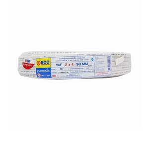 สายไฟ VAF 2x4 ตร.มม. BCC 50 เมตร