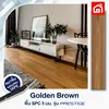 สี Golden Brown ลายปูตรง ขนาด 5x183x1218 มม.
