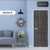 Melamine Door MDF iDoor S6 Cinereo Oak 3.5x80x200 cm Pattern 06