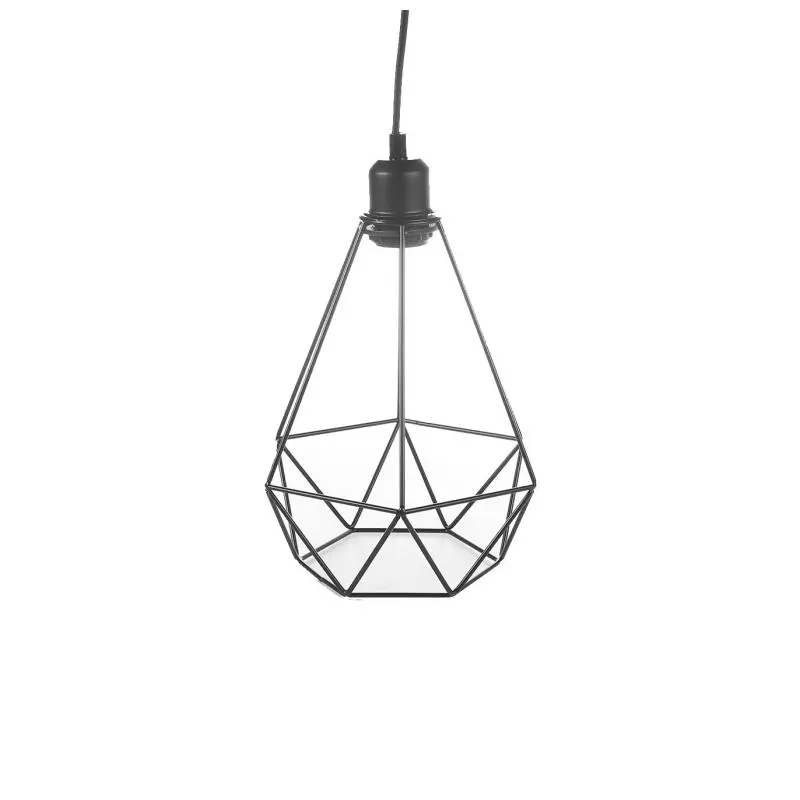 โคมไฟระย้า 1 หลอด เหล็ก รุ่น MA-0242 สีดำ DECOS-1