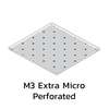 Lay In Aluminum Ceiling Metalworks Q-L White M3 Extra Micro Perforated